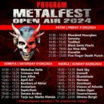 Metalfest 2024, program/poskytnuto agenturou Pragokoncert