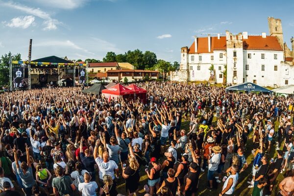 Areál festivalu Slavnosti Břeclav/foto: Petr Klapper/poskytnuto pořadatelem Slavnosti Břeclav